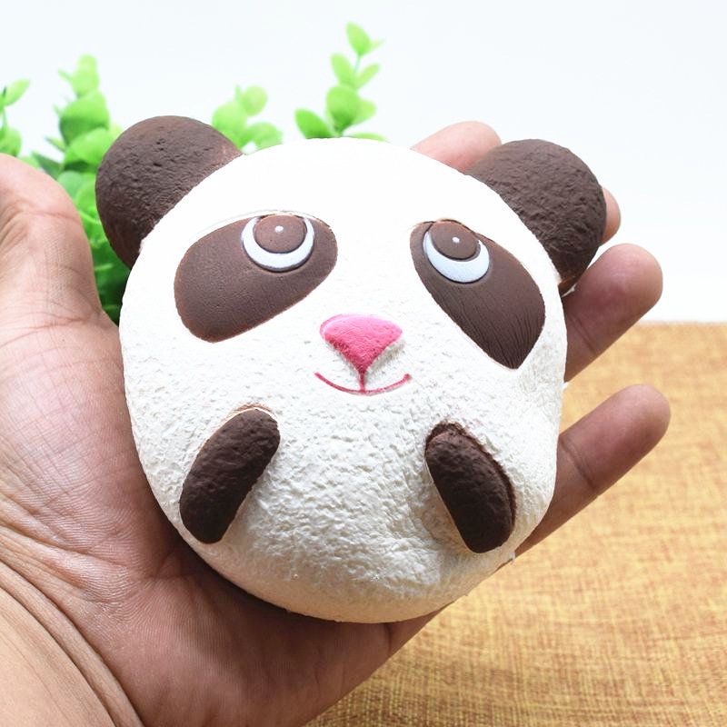 Slatka Jumbo Panda Bread Remen Za Telefon Mekana Squishy Head Charms Torba Za Ključeve Za Mobitel Remeni Za Privjesak