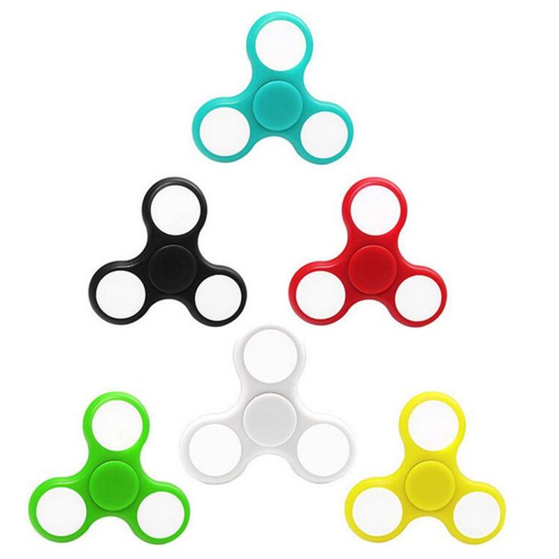 Sparkle Led Hand Spinner Flash Finger Edc Relieve Stress Fidget Desk Toy