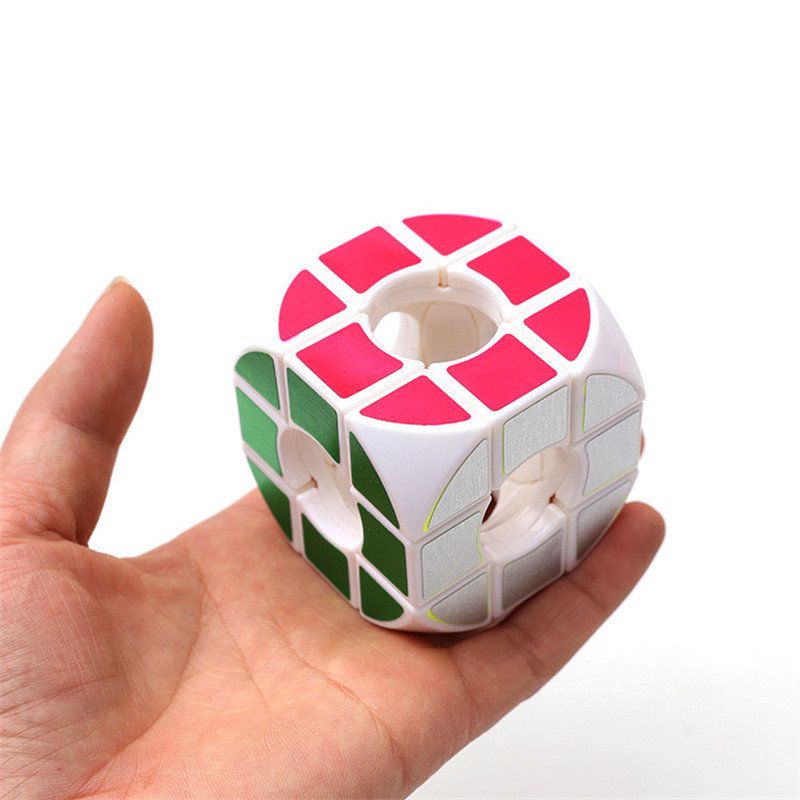 Square Arc Hollow Three - Order Cube Anxiety Stress Relief Fidget Toys Focus Adults Attention