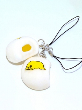 Squeeze Lazy Egg Yolk Sredstvo Za Ublažavanje Stresa Telefonska Torba Remen Privjesak 4 cm