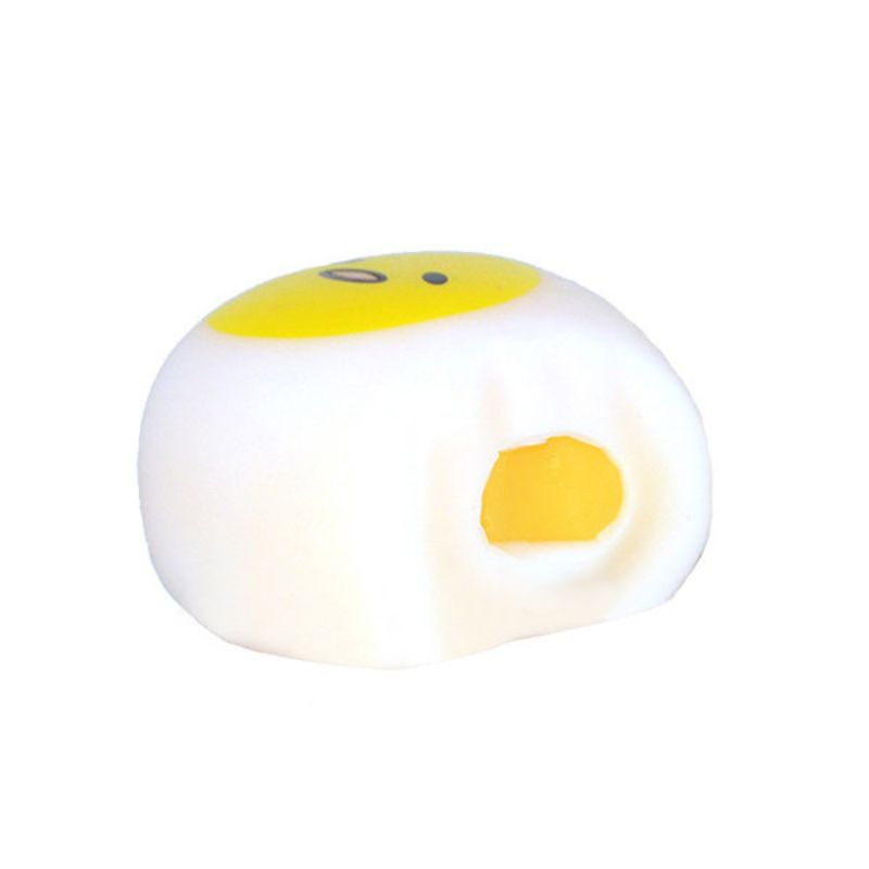 Squeeze Lazy Egg Yolk Za Ublažavanje Stresa Telefonska Torba Traka Za Privjesak 4 cm S Trakom