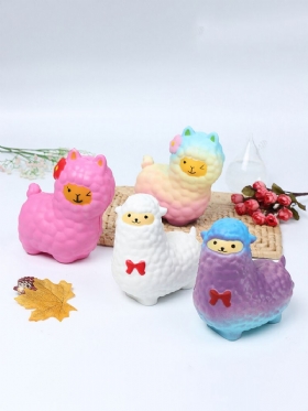 Squishy Cute Galaxy Alpaca Slow Rising Mirisne Zabavne Igračke Sa Životinjama