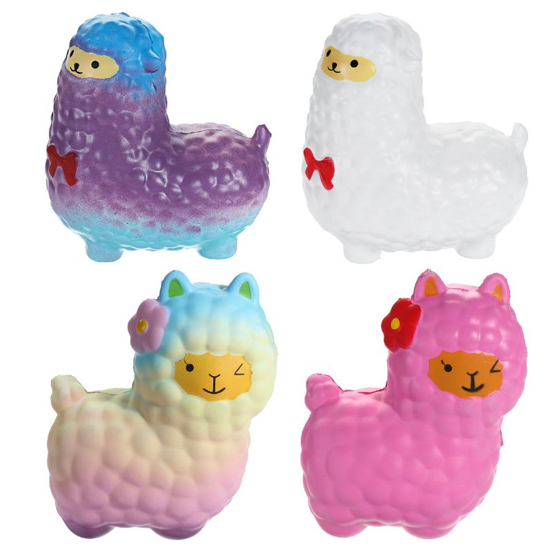 Squishy Cute Galaxy Alpaca Slow Rising Mirisne Zabavne Igračke Sa Životinjama