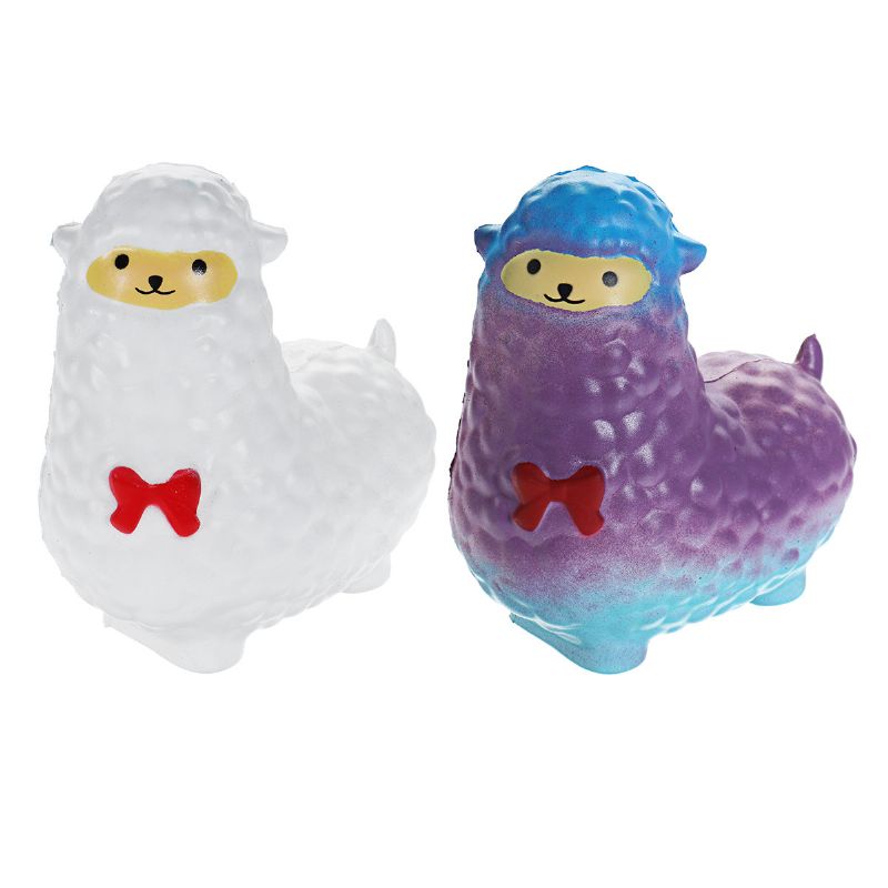 Squishy Cute Galaxy Alpaca Slow Rising Mirisne Zabavne Igračke Sa Životinjama