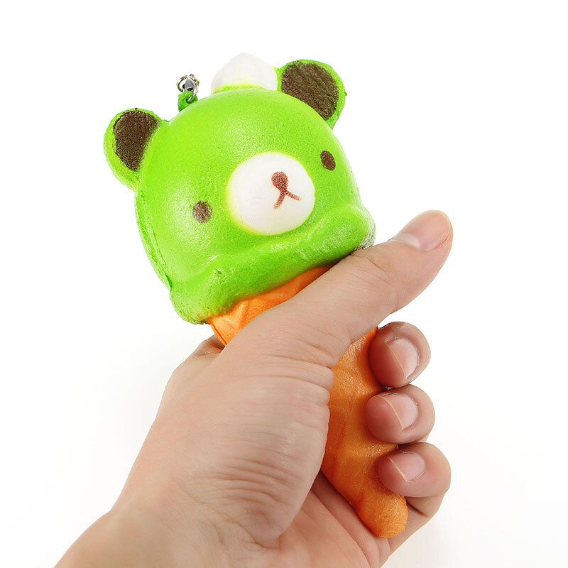 Squishy Ice Cream Bear Soft Slow Rising Collection Poklon Dekoracija Squish Squeeze Toy