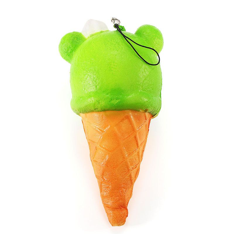 Squishy Ice Cream Bear Soft Slow Rising Collection Poklon Dekoracija Squish Squeeze Toy