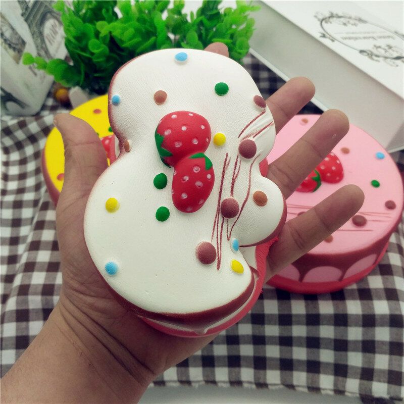 Squishy Jumbo Mousse Cheesecake 14 cm Slow Rising Cake Collection Poklon Dekor Igračka