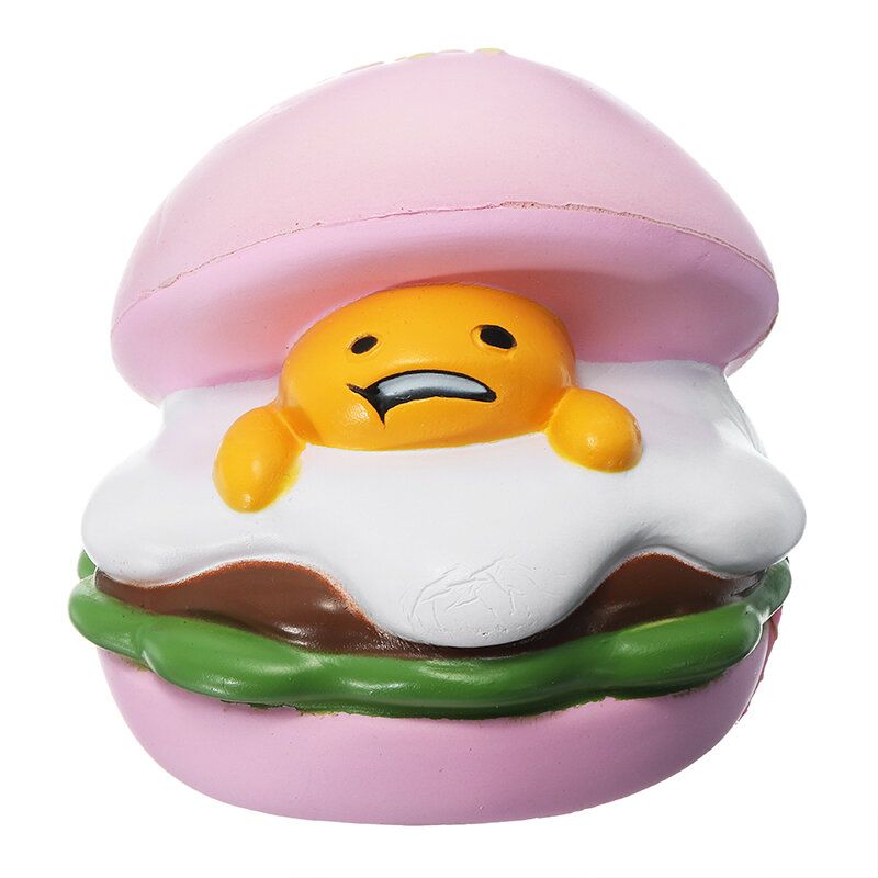 Squishy Lazy Egg Burger Slow Rising Cute Animals Cartoon Collection Poklon Deocor Igračka