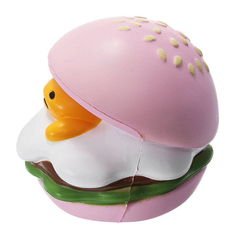 Squishy Lazy Egg Burger Slow Rising Cute Animals Cartoon Collection Poklon Deocor Igračka