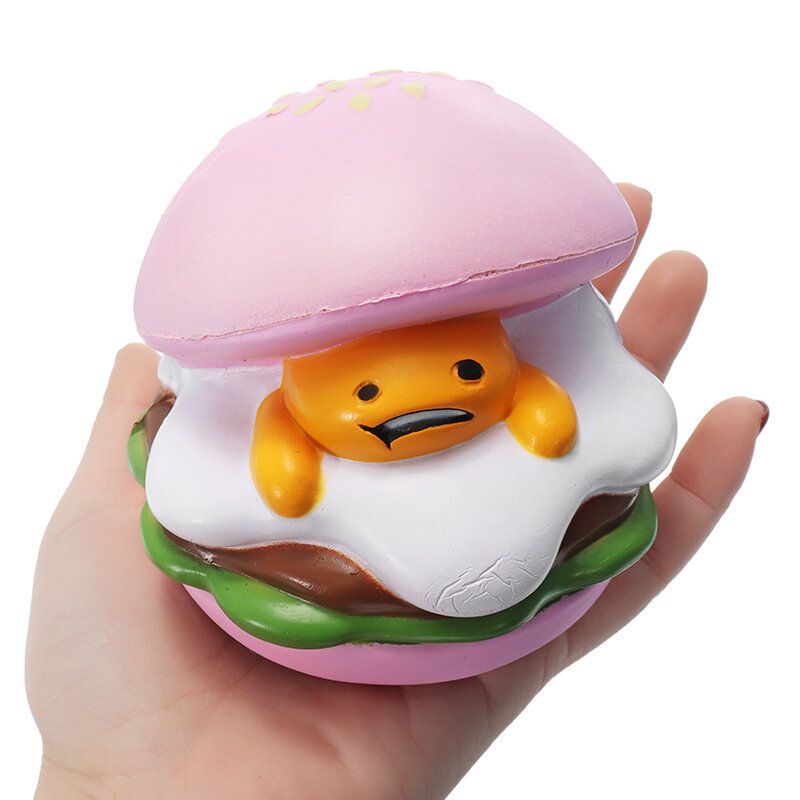 Squishy Lazy Egg Burger Slow Rising Cute Animals Cartoon Collection Poklon Deocor Igračka