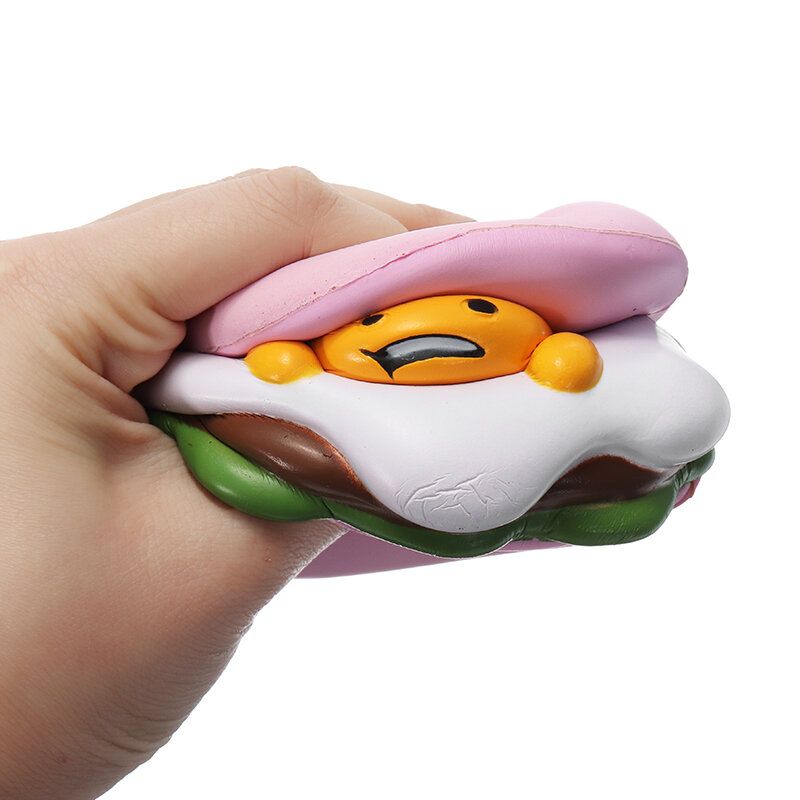 Squishy Lazy Egg Burger Slow Rising Cute Animals Cartoon Collection Poklon Deocor Igračka