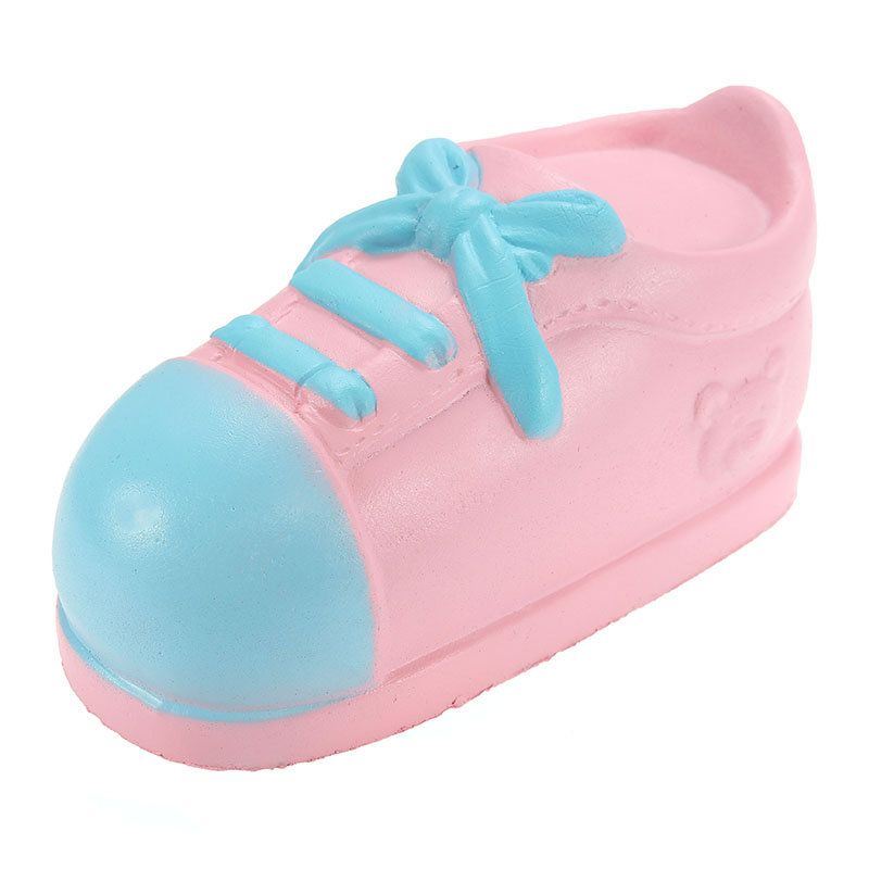 Squishy Shoe 13 cm Sporo Raste S Pakiranjem Kolekcija Poklon Dekor Soft Squeeze Igračka