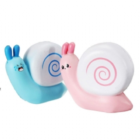 Squishy Snail Pink Blue Jumo 12 cm Sporo Raste S Pakiranjem Kolekcija Poklon Igračka Za Dekoraciju