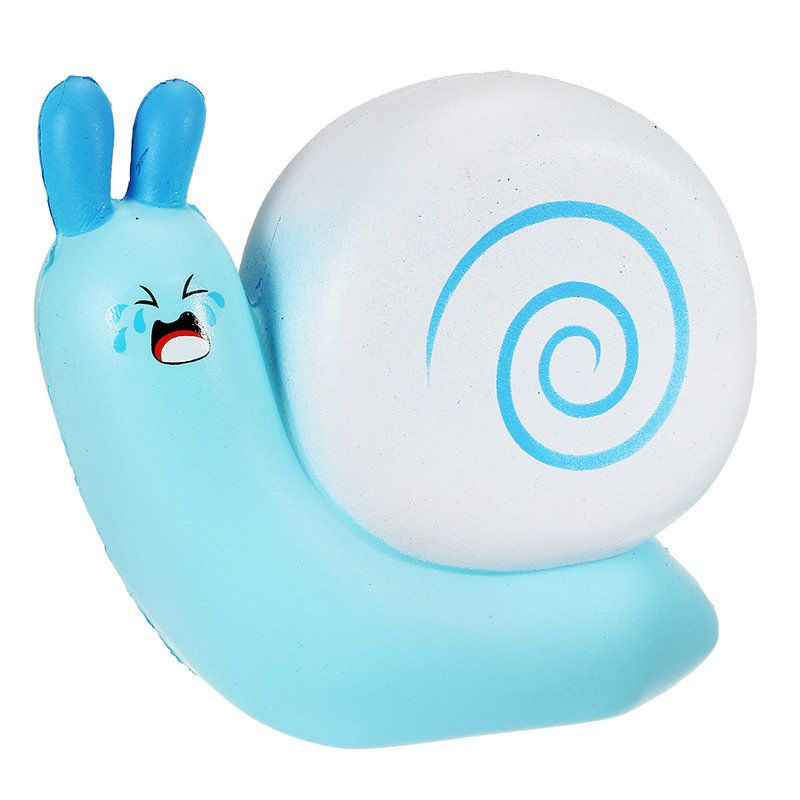 Squishy Snail Pink Blue Jumo 12 cm Sporo Raste S Pakiranjem Kolekcija Poklon Igračka Za Dekoraciju