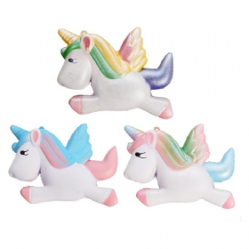 Squishy Unicorn Horse 13 cm Višebojni Mekani Sporo Rastući Slatka Kawaii Kolekcija Poklon Igračka Za Dekoraciju