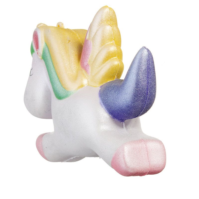 Squishy Unicorn Horse 13 cm Višebojni Mekani Sporo Rastući Slatka Kawaii Kolekcija Poklon Igračka Za Dekoraciju