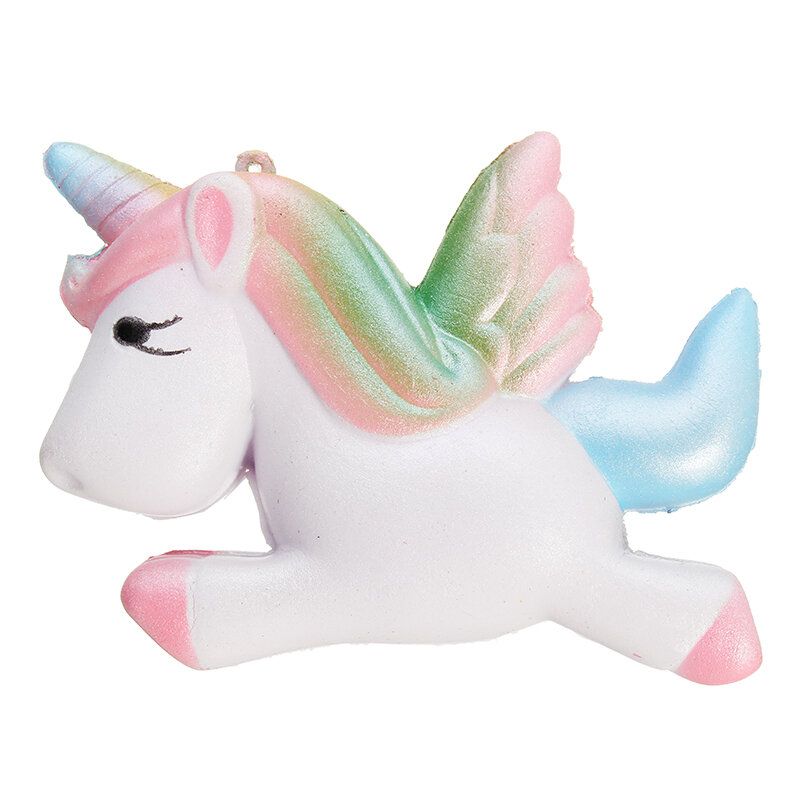 Squishy Unicorn Horse 13 cm Višebojni Mekani Sporo Rastući Slatka Kawaii Kolekcija Poklon Igračka Za Dekoraciju