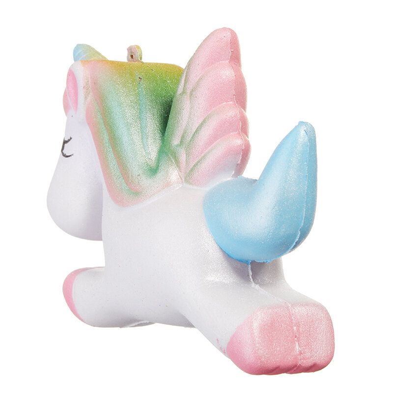 Squishy Unicorn Horse 13 cm Višebojni Mekani Sporo Rastući Slatka Kawaii Kolekcija Poklon Igračka Za Dekoraciju