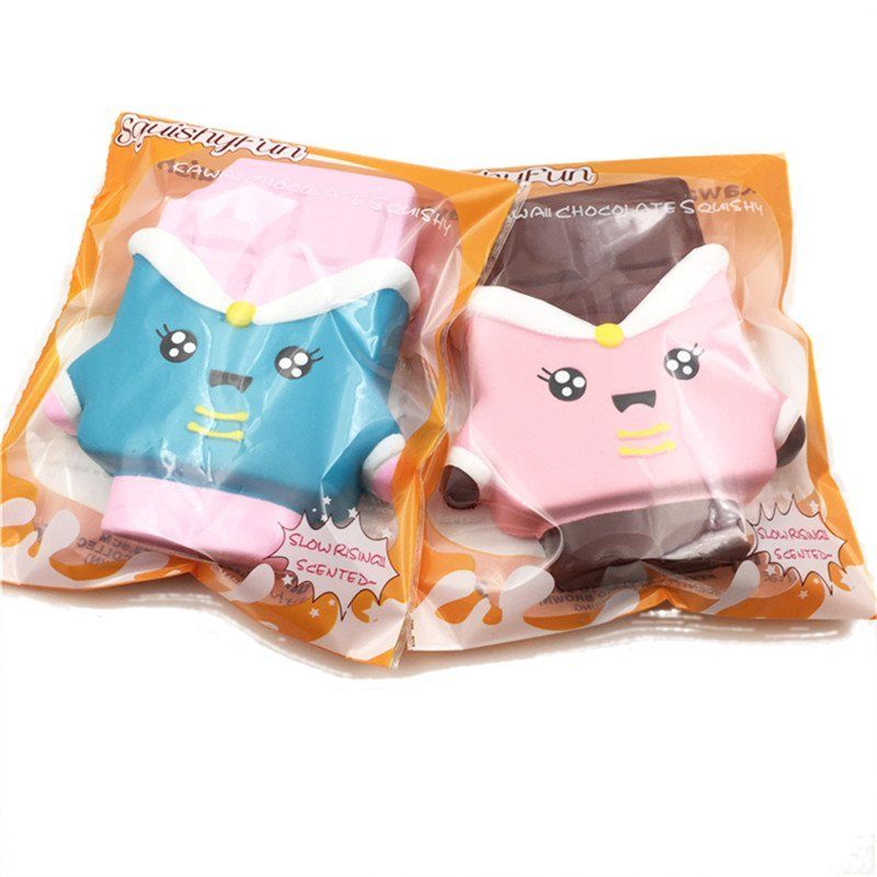 Squishyfun Chocolate Squishy 13 cm Sporo Raste S Pakiranjem Kolekcija Poklon Dekor Mekana Igračka