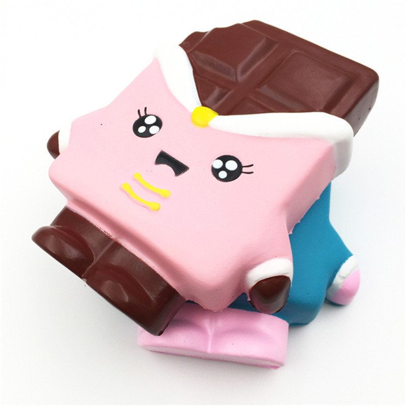 Squishyfun Chocolate Squishy 13 cm Sporo Raste S Pakiranjem Kolekcija Poklon Dekor Mekana Igračka