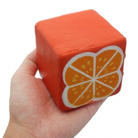 Squishyshop Orange Toast 7.5 cm Kruh Squishy Soft Slow Rising Collection Poklon Igračka