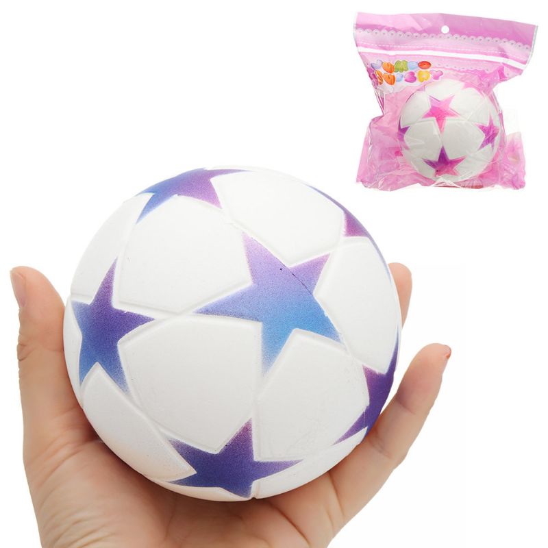 Star Football Squishy Slow Rising S Pakiranjem Zbirka Poklon Mekana Igračka