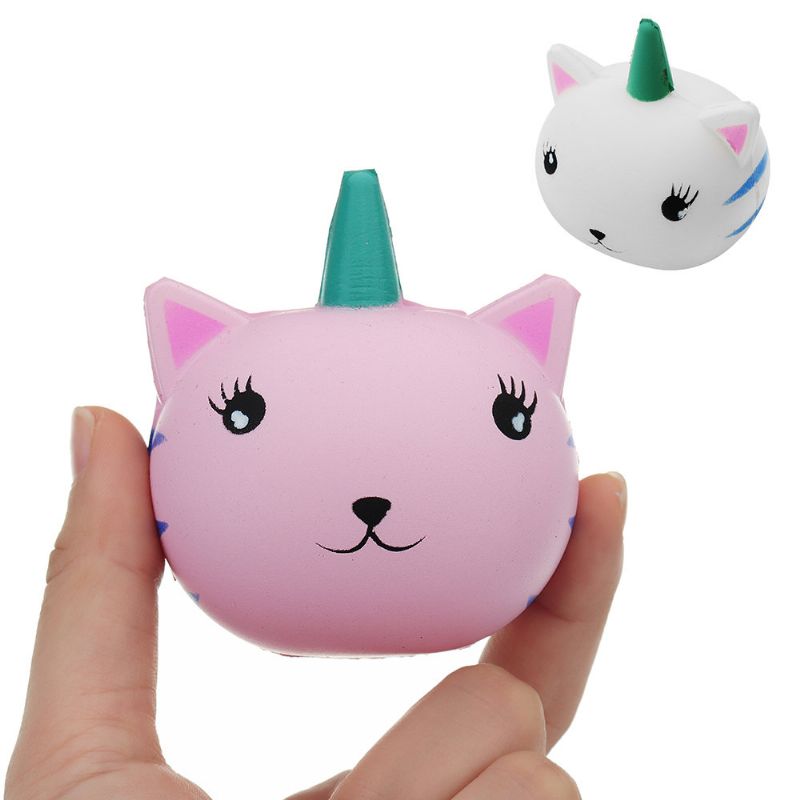 Unicorn Cat Squishy Slow Rising Collection Dar Decor Mekana Igračka