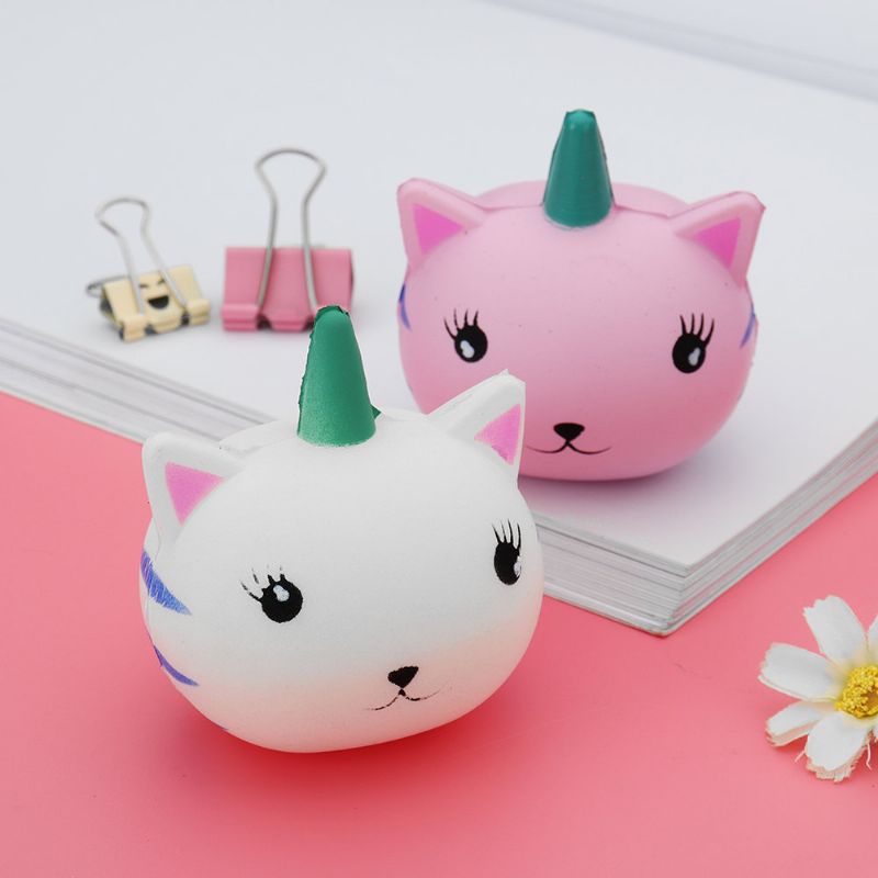 Unicorn Cat Squishy Slow Rising Collection Dar Decor Mekana Igračka