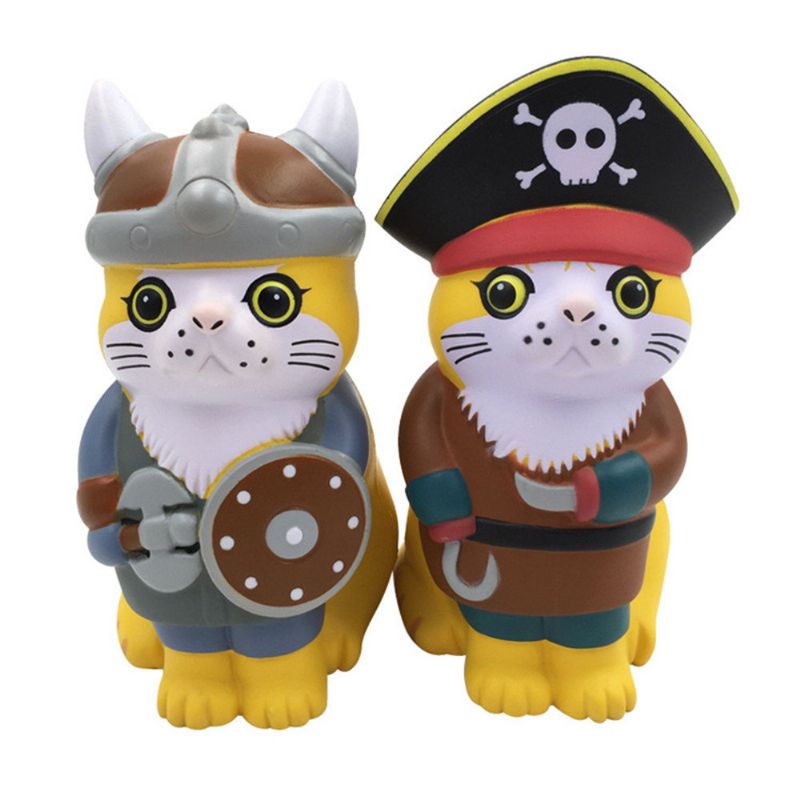 Viking Pirate Cat Squishy S Pakiranjem