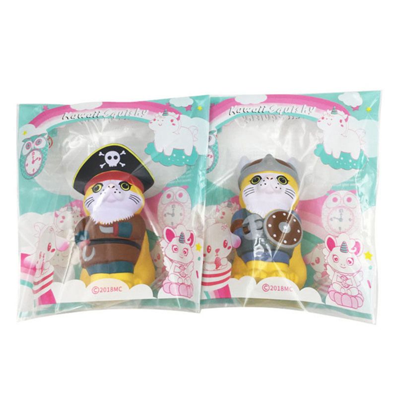 Viking Pirate Cat Squishy S Pakiranjem