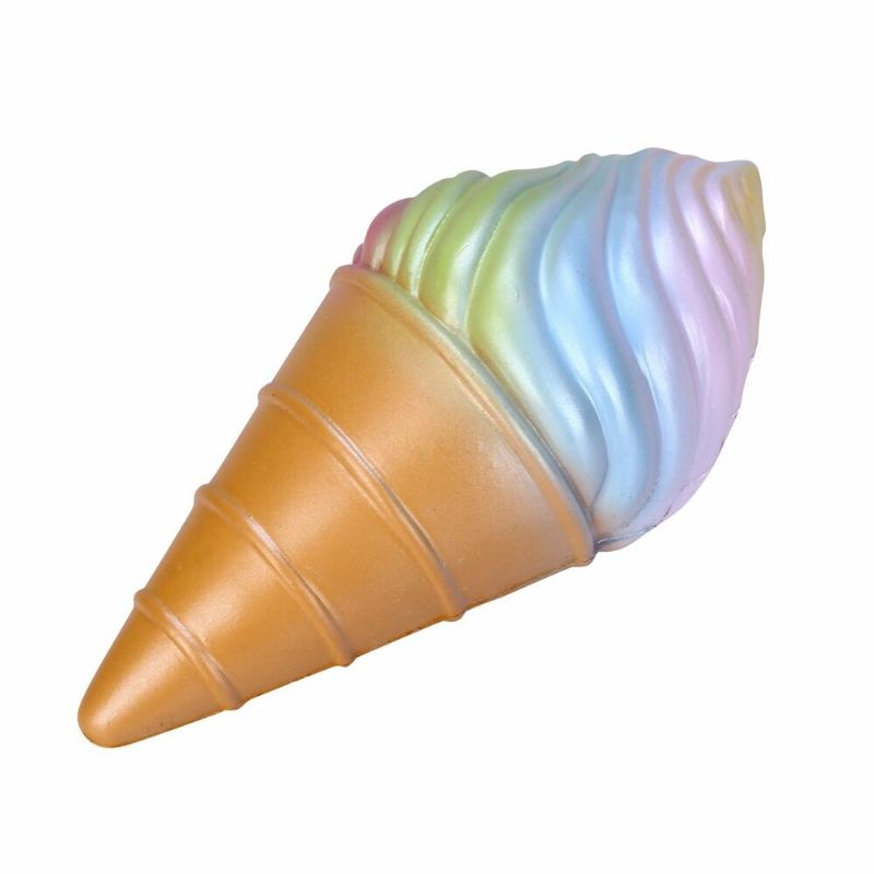 Vlampo Squishy Rainbow Ice Cream Corne Slow Rising Original Packaging Collection Poklon Decor Igračka