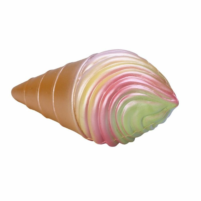 Vlampo Squishy Rainbow Ice Cream Corne Slow Rising Original Packaging Collection Poklon Decor Igračka