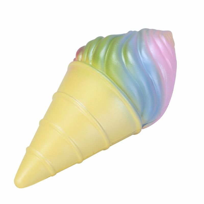 Vlampo Squishy Rainbow Ice Cream Corne Slow Rising Original Packaging Collection Poklon Decor Igračka