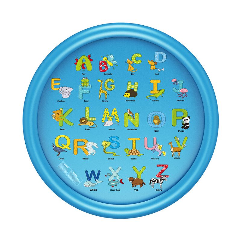 Wevon Splash Pad 67 Inča Sprinkle Play Mat Sprinkler Pad Za Djecu Bazen S Prskalicama Za Vanjske Vodene Igračke Obrazovni Za Plivanje Za Malu Dječaci Djevojčice