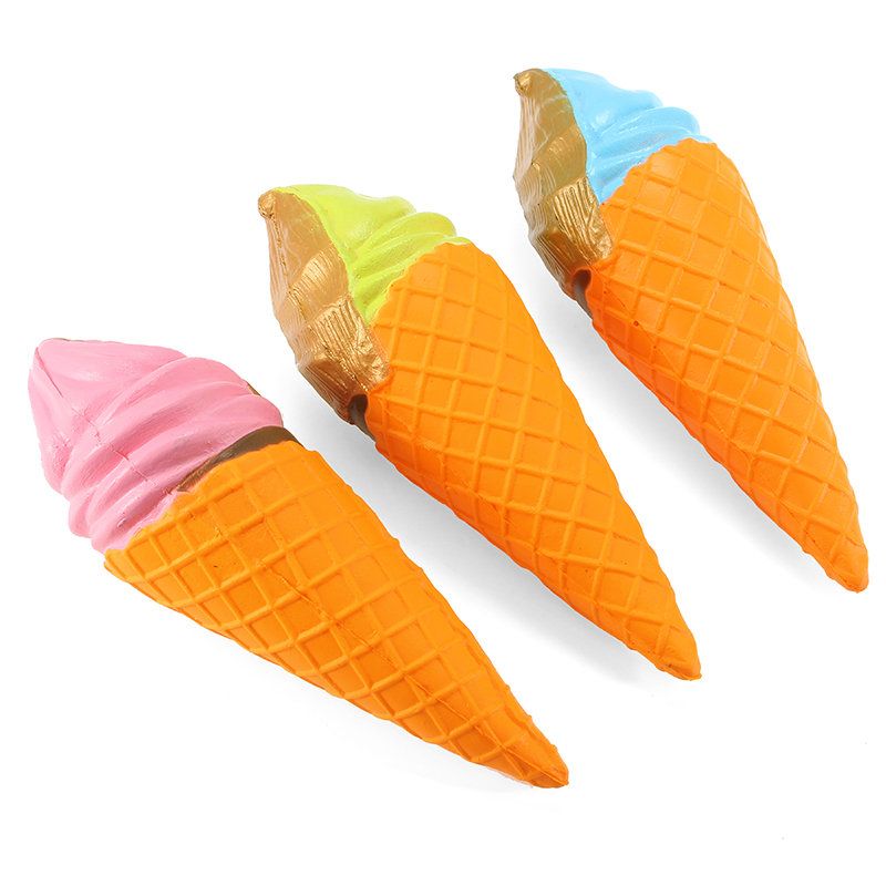 Yunxin Squishy Ice Cream 18 cm Sporo Dizanje S Pakiranjem Kolekcija Poklon Dekor Soft Squeeze Igračka