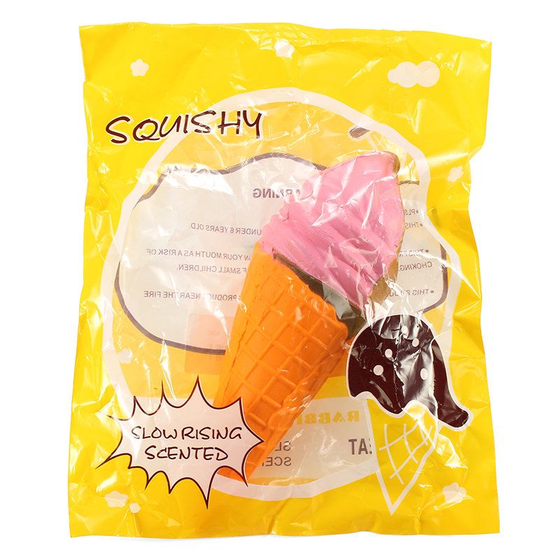 Yunxin Squishy Ice Cream 18 cm Sporo Dizanje S Pakiranjem Kolekcija Poklon Dekor Soft Squeeze Igračka