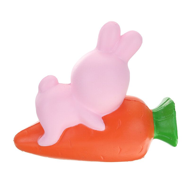Yunxin Squishy Rabbit Bunny Drži Mrkvu 13 cm Sporo Raste S Pakiranjem Kolekcija Poklon Dekor Igračka