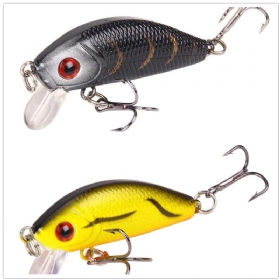 8pcs Minnow Mamac Za Ribolov 50 mm 4.2 G Topwater Tvrdi Vobler Jig Crankbait Šaran Prugasti Bas Pesca Ribolovni Pribor Swimbait