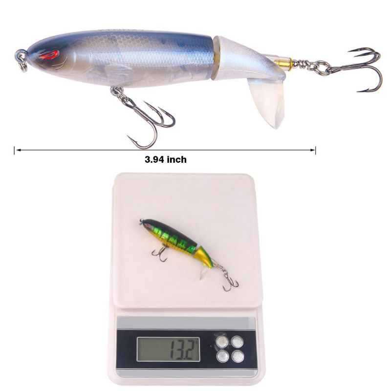 Lažni Model Ribe Tvrdi Mamac Za Pecanje Minnow S Propelerom Osjetljivi Za Jigging Bass