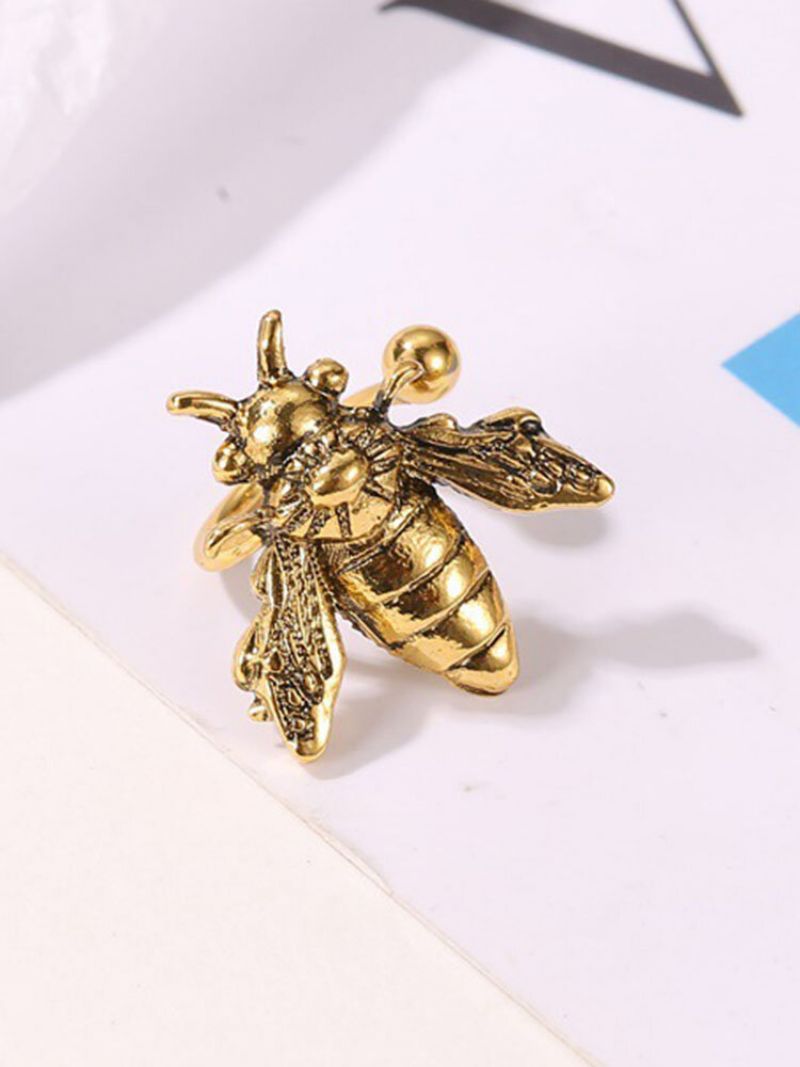 Vintage Trodimenzionalne Naušnice-pčele Temperamentne Metalne Naušnice U Obliku Životinja