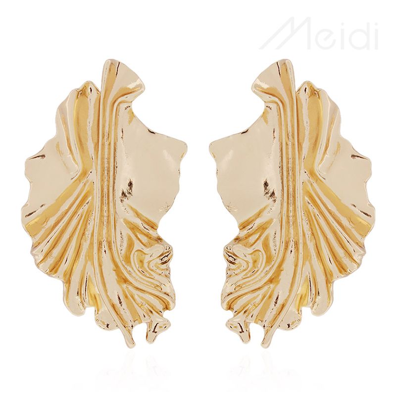 Zlatne Naušnice Bohemian Earrings Indijski Nakit Ženske Retro Velike Kružne E4672