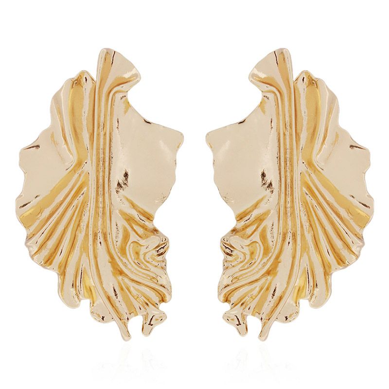 Zlatne Naušnice Bohemian Earrings Indijski Nakit Ženske Retro Velike Kružne E4672