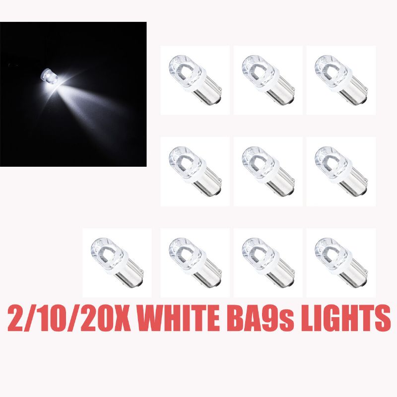 2/4/6/10x Unutarnje Xenon Bijele Strojne Žarulje Led 233 Ba9s T4w 1yr Lampa