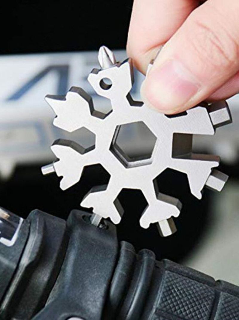 Edc Multi-tool Card Combination Portable Outdoor Snowflake Tool Ključ