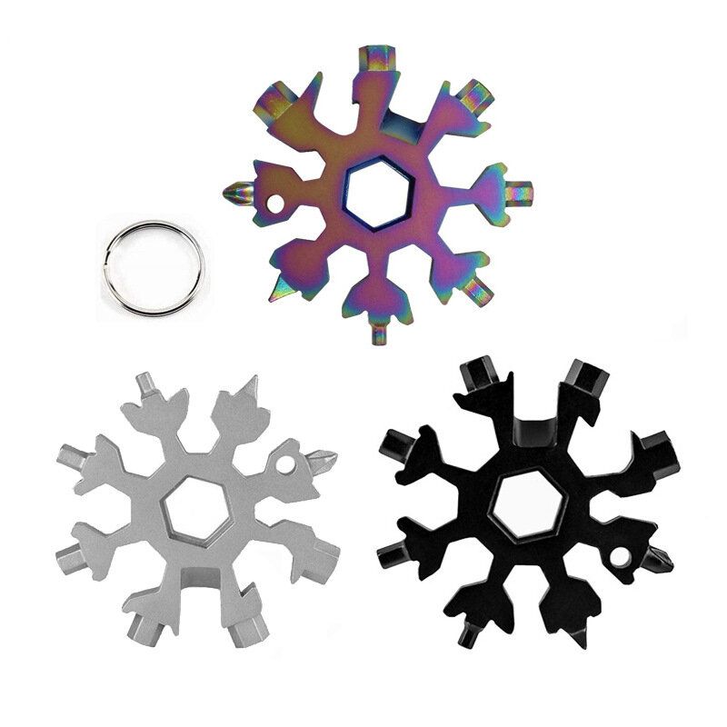 Edc Multi-tool Card Combination Portable Outdoor Snowflake Tool Ključ