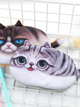 Emulational Kawaii Cats Pernica S Patentnim Zatvaračem Torba Za Olovke Velikog Kapaciteta Kreativna Slatka Kutija Za
