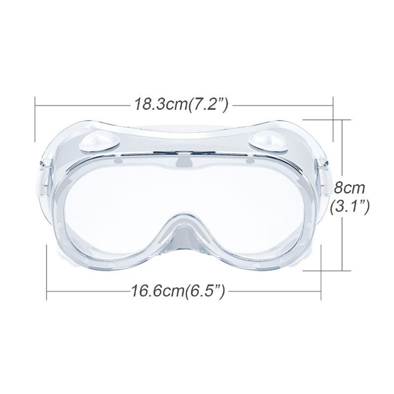 Fda Zaštitne Naočale Široki Vid Za Sprječavanje Infekcija Maska Za Oči Medicinske Protiv Magljenja Prskanja