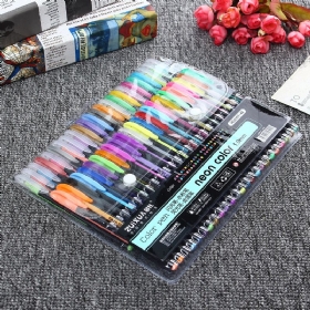 Set Višebojnih Gel Olovki Za Odrasle Od 48 Bojanki Tintne Olovke Crtanje Slikarstvo Pisanje Zanat Umjetnost
