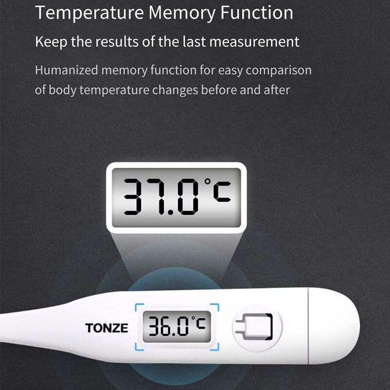 Tonze Dt-101a Kućanski Medicinski Električni Termometar Za Tijelo 60 Sekundi Lcd Zaslon Za Brzo Mjerenje Beba Odrasla Osoba