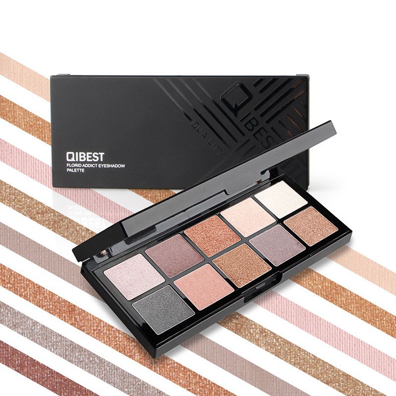 10 Colours Smoky Eye Shadow Palette Shimmer Glitter Color Dugotrajna Paleta Sjenila Za Oči